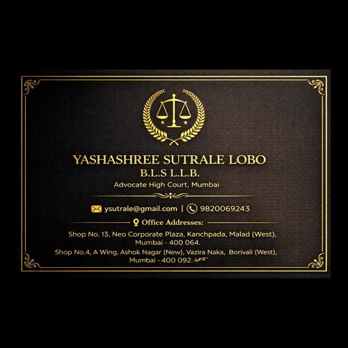 Advocate Yashashree Sutrale Lobo